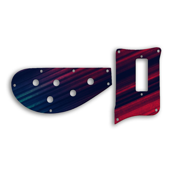 Rickenbacker 4003 BASS Custom Pickguard Scratchplate GRUNGE Design