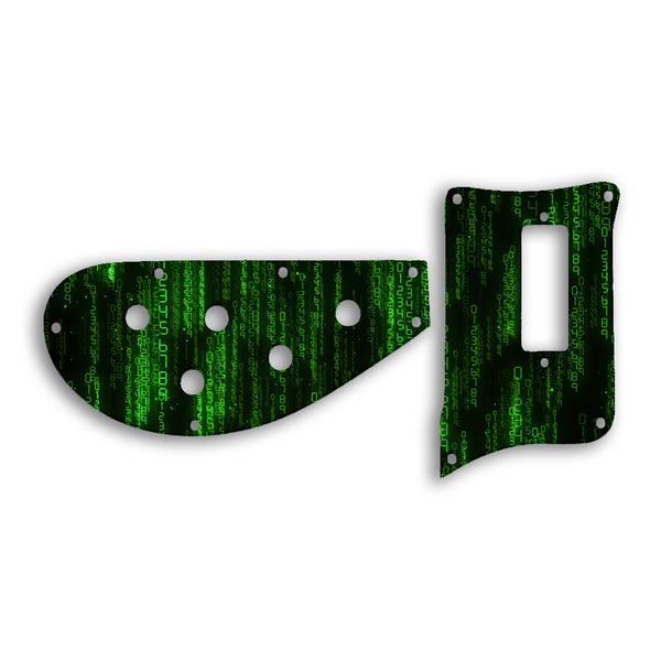 Rickenbacker 4003 BASS Custom Pickguard Scratchplate MATRIX Design