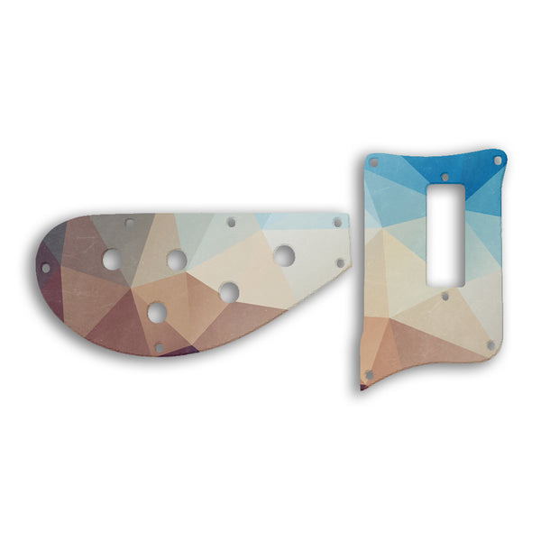 Rickenbacker 4003 BASS Custom Pickguard Scratchplate POLYGON Design