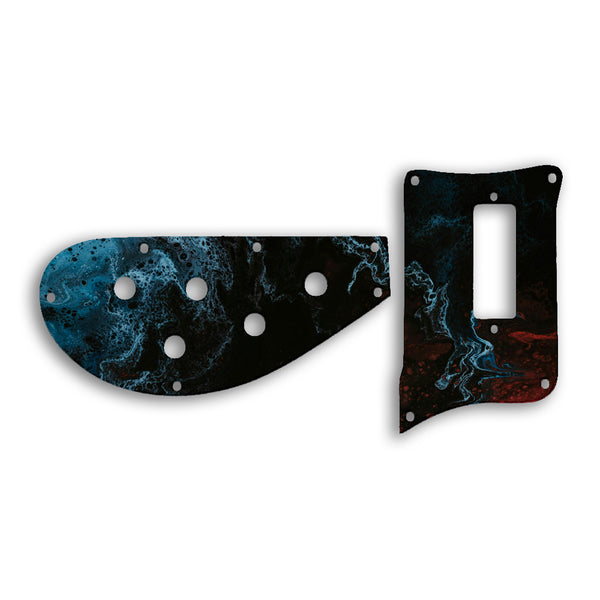 Rickenbacker 4003 BASS Custom Pickguard Scratchplate SWIRL Design