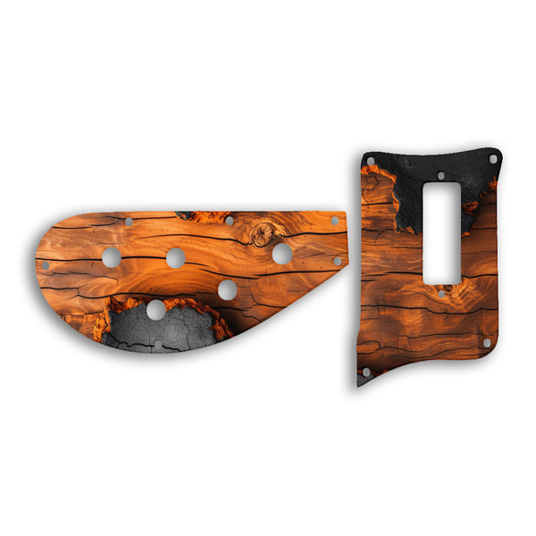 Rickenbacker 4003 BASS Custom Pickguard Scratchplate Wood Design